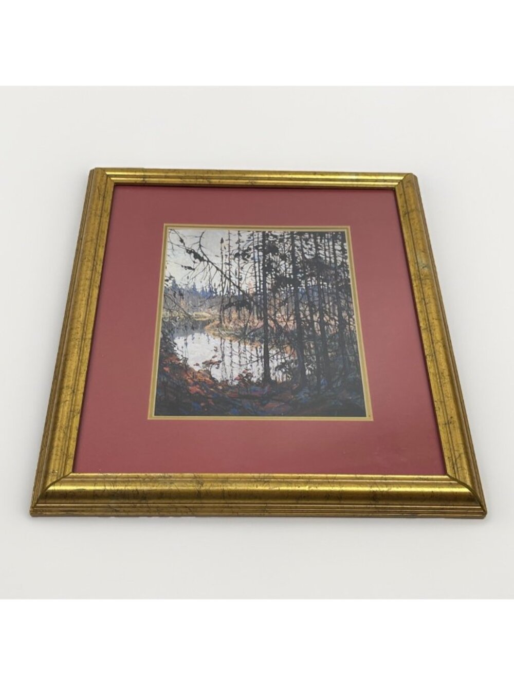 Tom Thomson Art Print #941 Northern River Forest Landscape Large Golden Frame